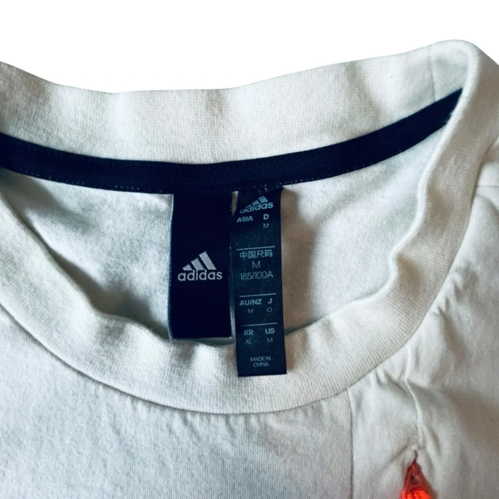Adidas Built For Purpose Mens M Beige Utility Pocket Short Sleeve Tee GLX1226F20